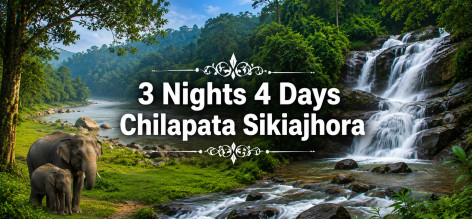 3 Nights 4 Days Chilapata Sikiajhora